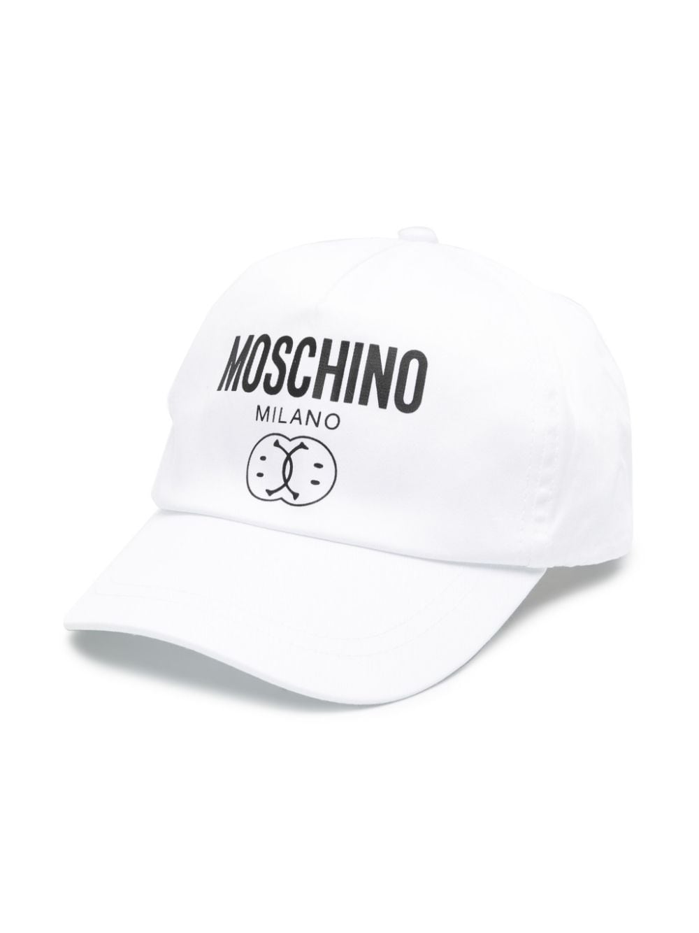Moschino Kids logo-print cotton baseball cap - White von Moschino Kids