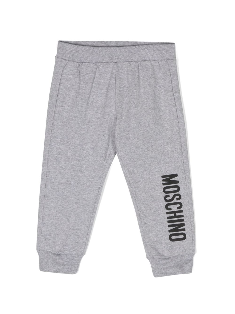 Moschino Kids logo-print cotton track pants - Grey von Moschino Kids
