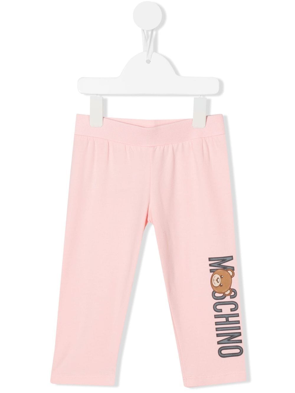Moschino Kids logo-print leggings - Pink von Moschino Kids