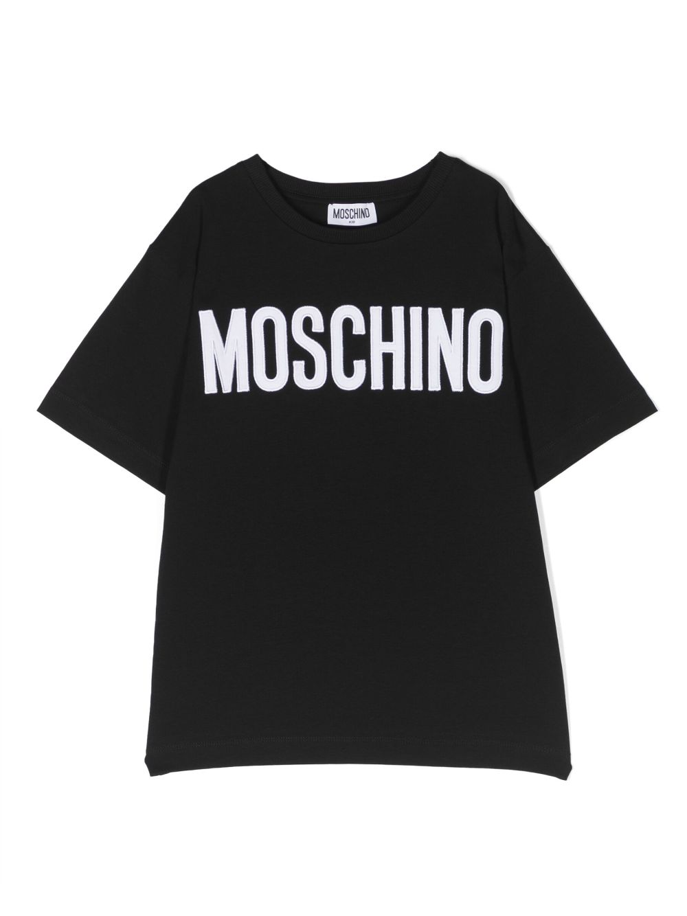 Moschino Kids logo-print short-sleeve T-shirt - Black von Moschino Kids