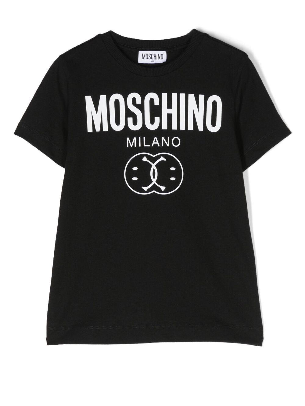 Moschino Kids logo-print short-sleeve T-shirt - Black von Moschino Kids