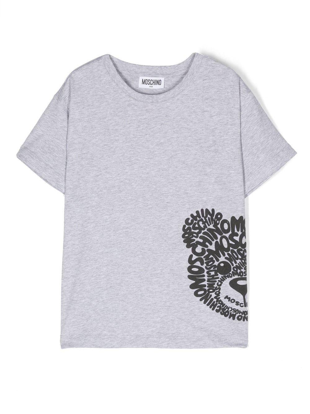 Moschino Kids logo-print short-sleeve T-shirt - Grey von Moschino Kids
