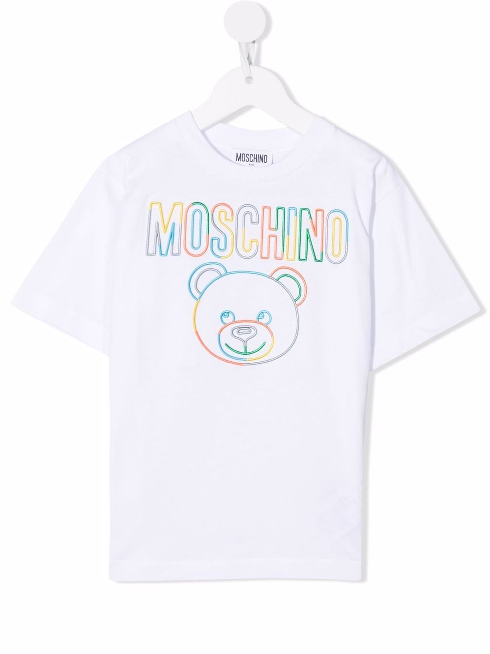 Moschino Kids logo-print short-sleeved T-shirt - White von Moschino Kids