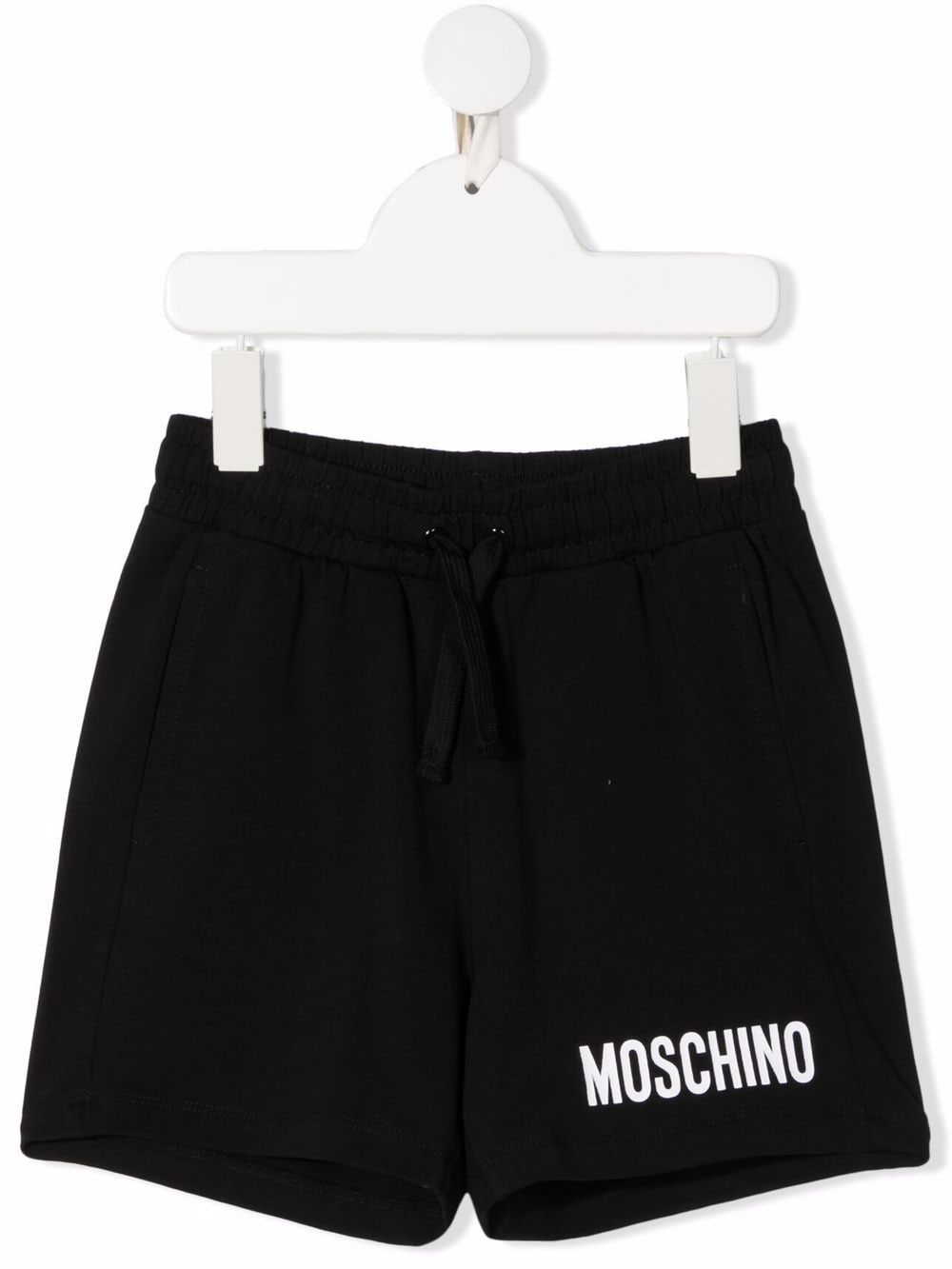 Moschino Kids logo-print shorts - Black von Moschino Kids