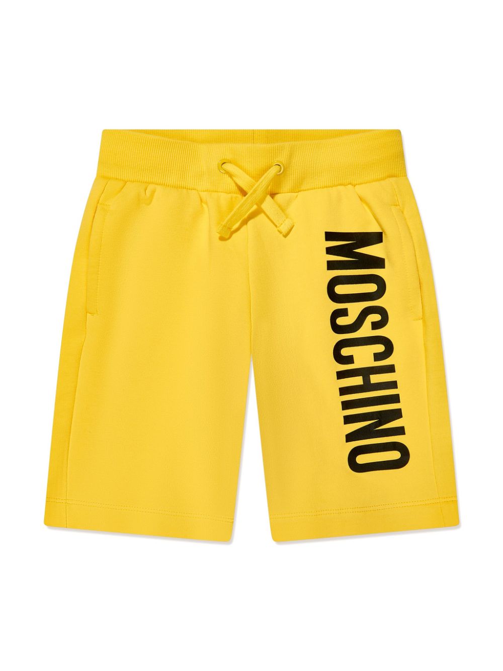 Moschino Kids logo-print shorts - Yellow von Moschino Kids