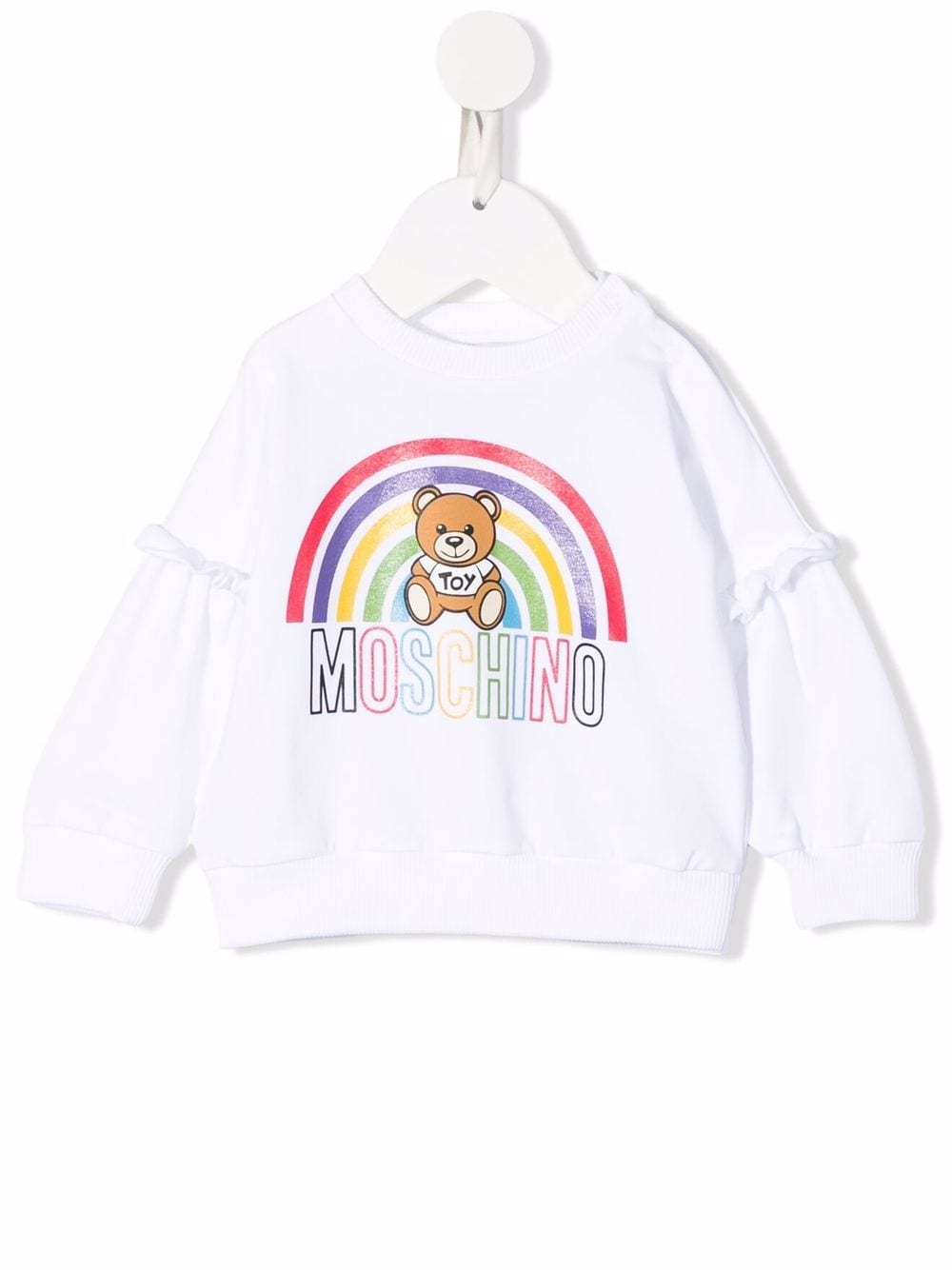 Moschino Kids logo-print sweatshirt - White von Moschino Kids