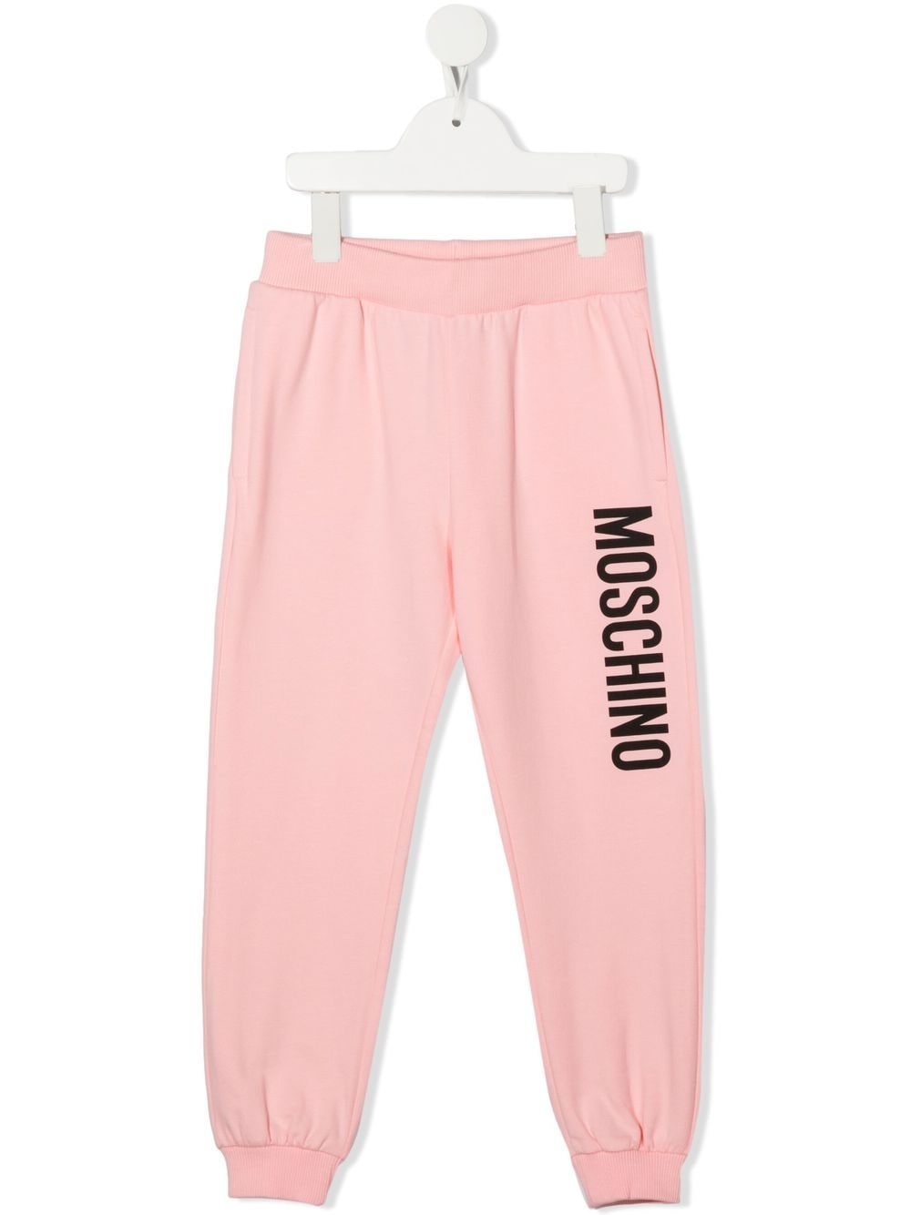 Moschino Kids logo-print track pants - Pink von Moschino Kids