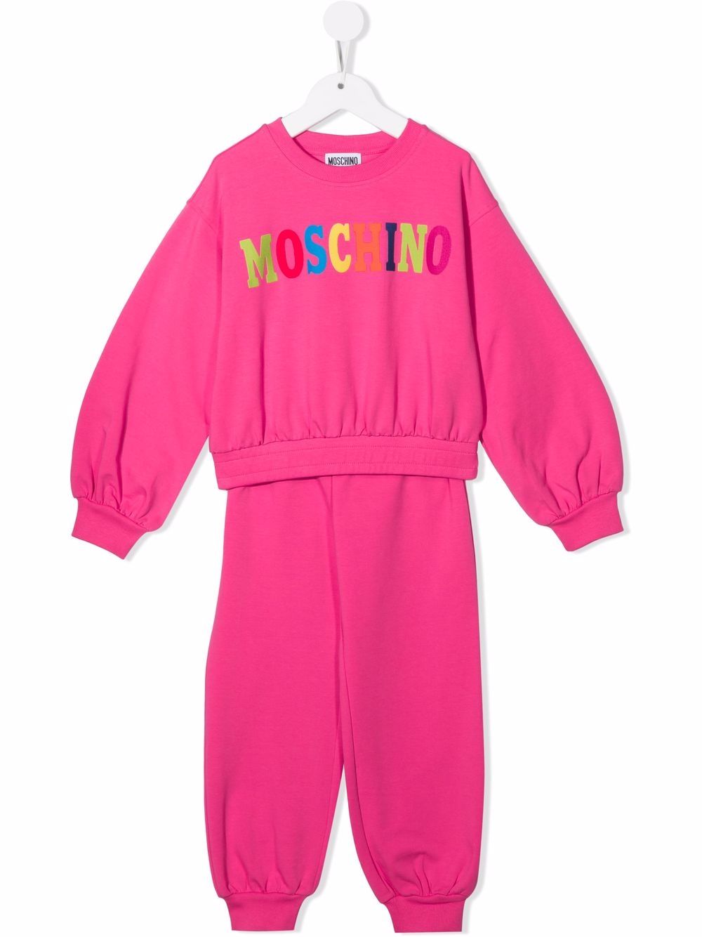 Moschino Kids logo-print tracksuit set - Pink von Moschino Kids