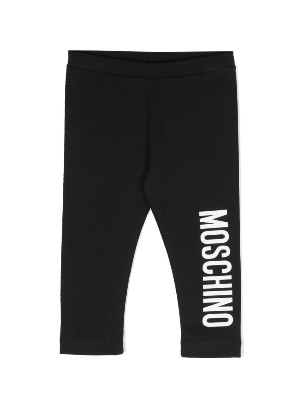 Moschino Kids logo-print trousers - Black von Moschino Kids
