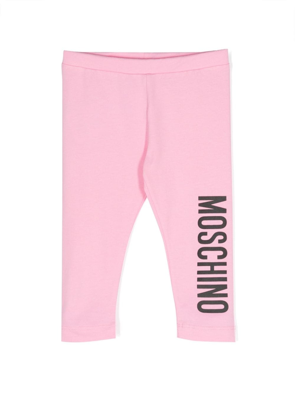 Moschino Kids logo-print trousers - Pink von Moschino Kids