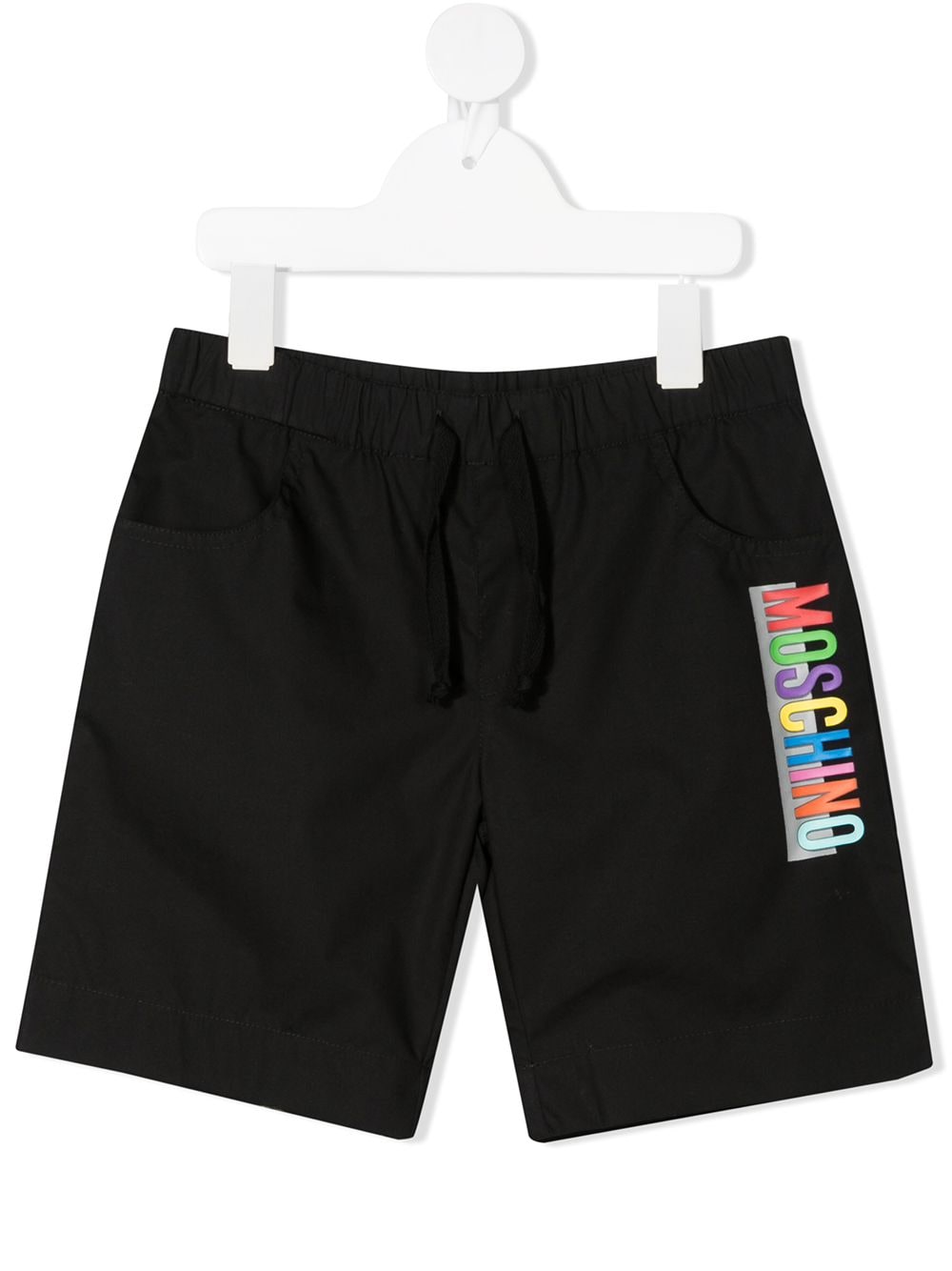 Moschino Kids logo track shorts - Black von Moschino Kids
