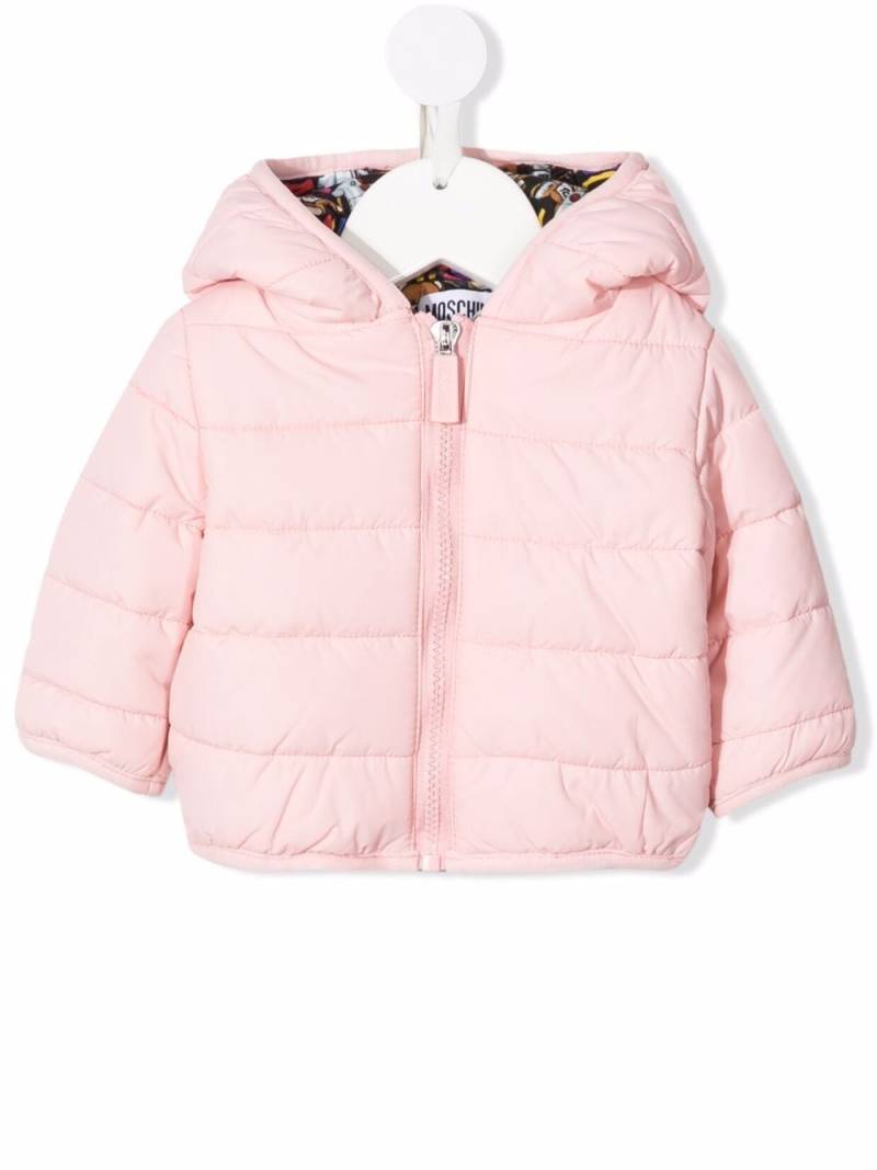 Moschino Kids puffer jacket - Pink von Moschino Kids