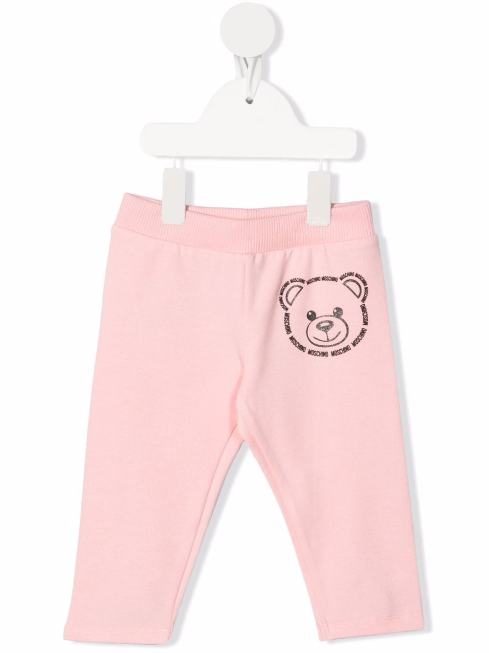 Moschino Kids teddy bear print tracksuit bottoms - Pink von Moschino Kids