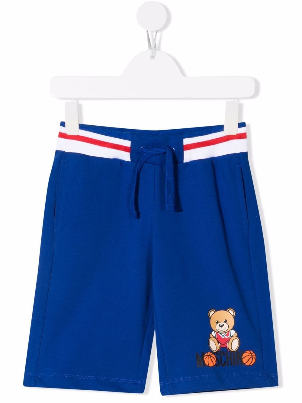 Moschino Kids toy-bear print shorts - Blue von Moschino Kids