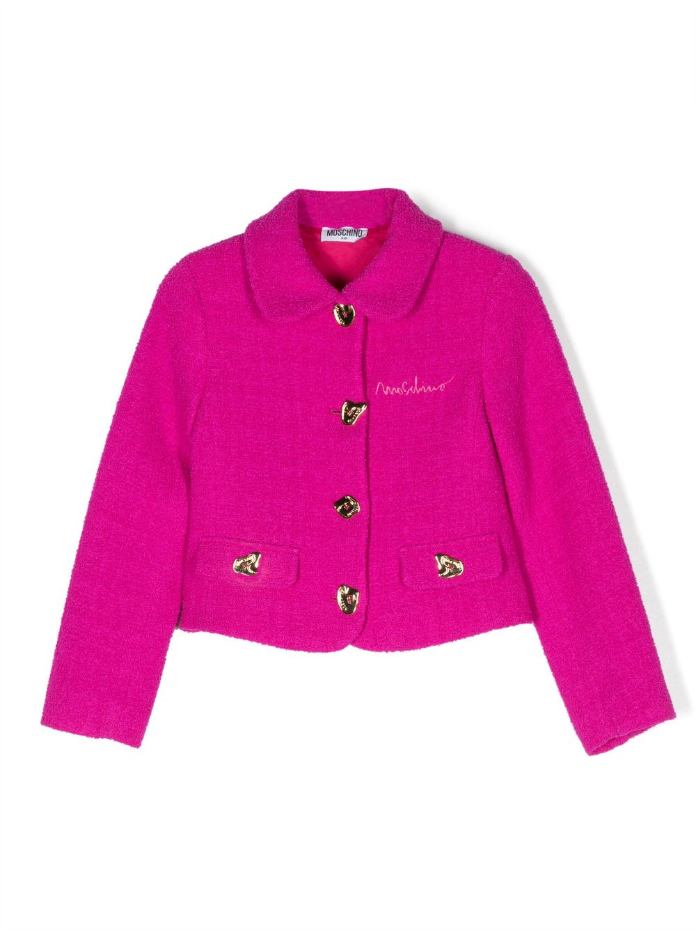 Moschino Kids wool-blend tailored jacket - Pink von Moschino Kids