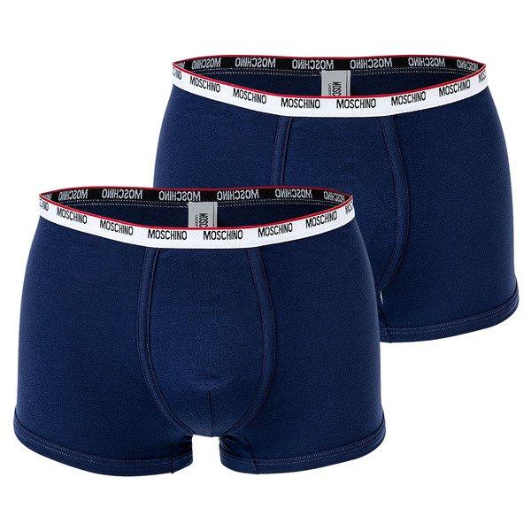 Boxershort 2er Pack Bequem Sitzend Herren Blau XL von Moschino Underwear