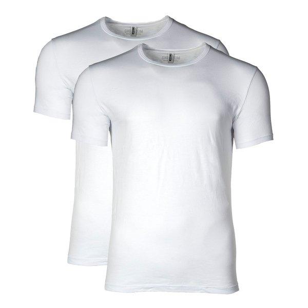 T-shirt 2er Pack Figurbetont Herren Weiss M von Moschino Underwear