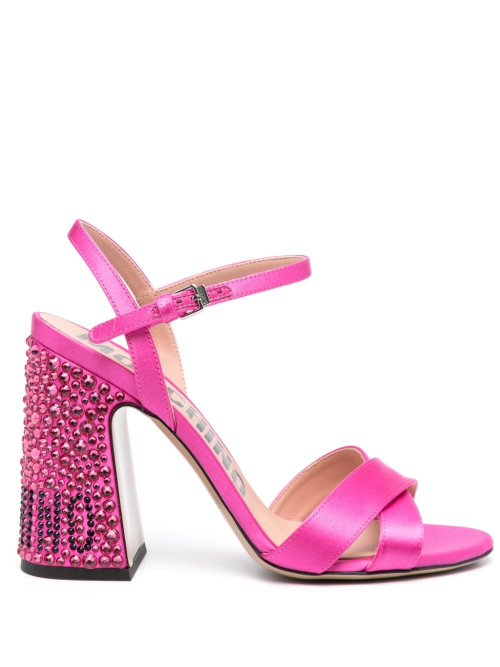 Moschino 105mm crystal-embellished sandals - Pink von Moschino