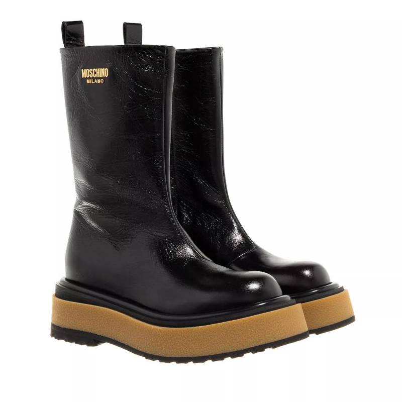 Moschino Boots & Stiefeletten - St.Ttod.Para60 Vit.Bottalato - Gr. 40 (EU) - in Schwarz - für Damen von Moschino