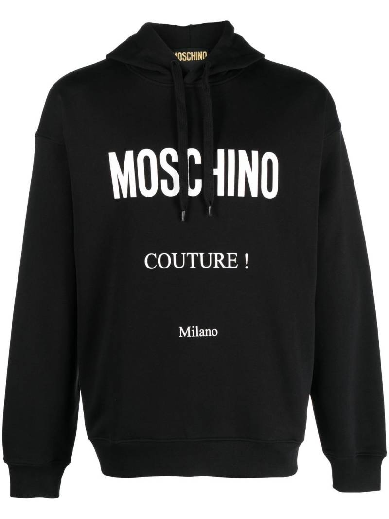 Moschino Couture! print hoodie - Black von Moschino