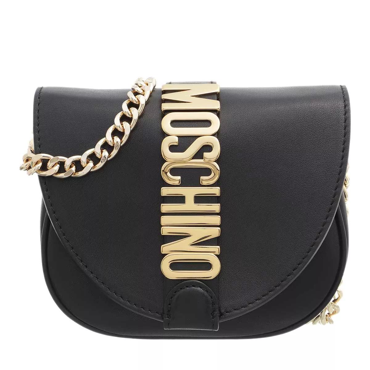 Moschino Umhängetasche - Moschino Belt Mini Shoulder Bag - Gr. unisize - in Schwarz - für Damen von Moschino
