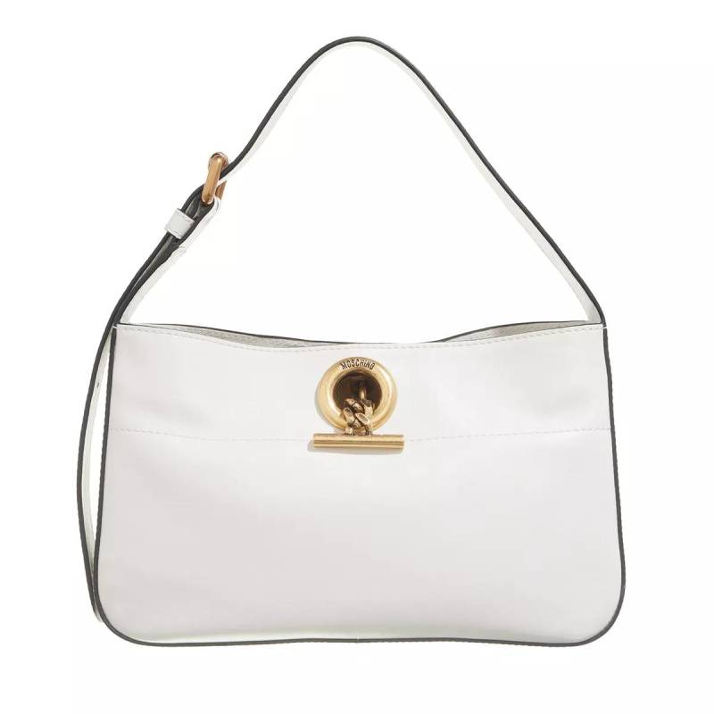 Moschino Handtasche - Metal Toggle Shoulder Bag - Gr. unisize - in Weiß - für Damen von Moschino