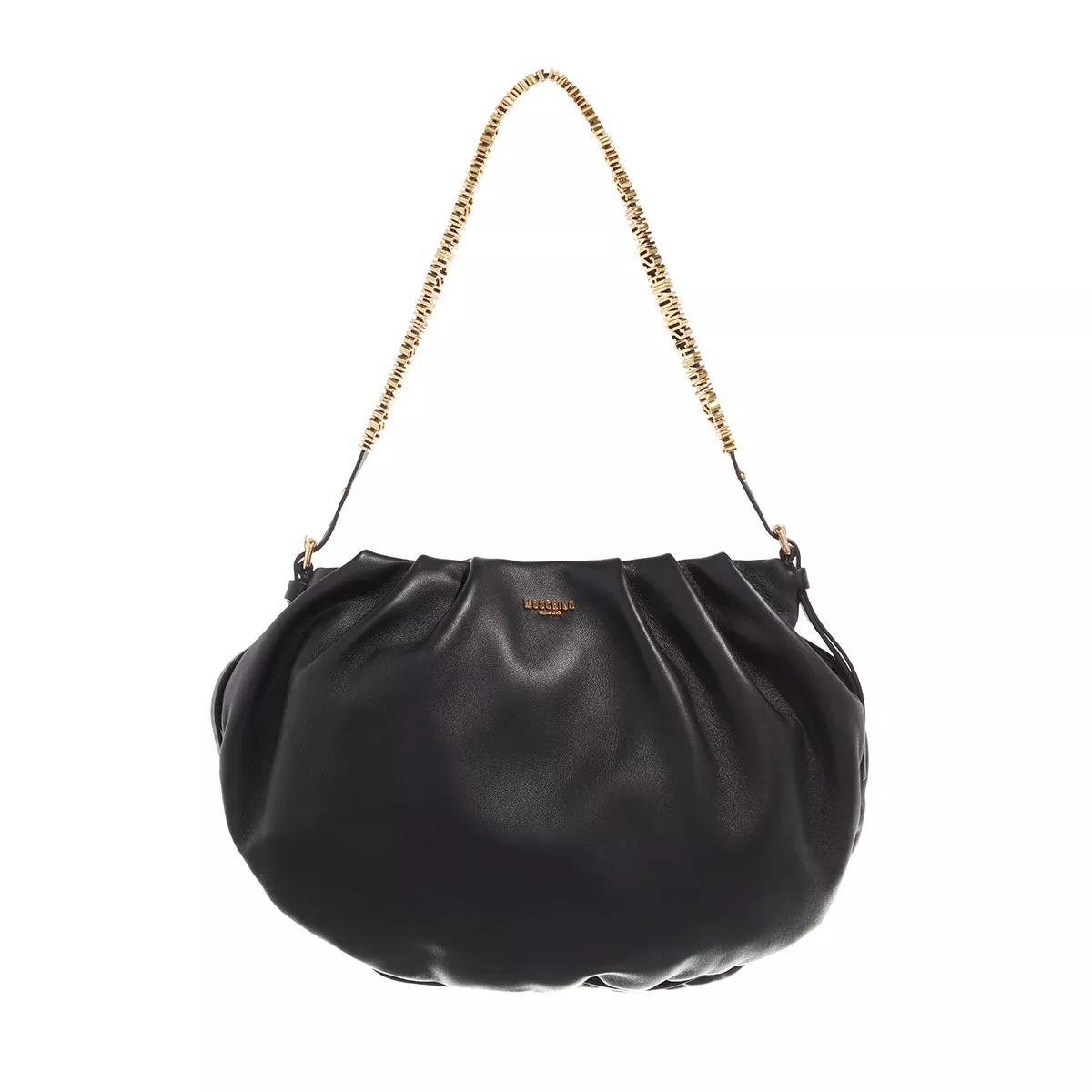 Moschino Handtasche - Mini Lettering Shoulder Bag - Gr. unisize - in Schwarz - für Damen von Moschino