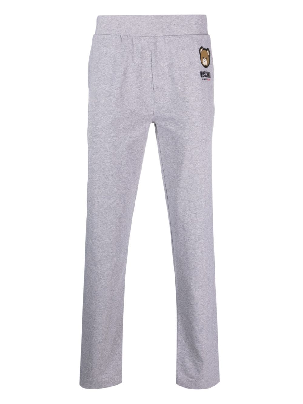 Moschino Leo Teddy-print track pants - Grey von Moschino