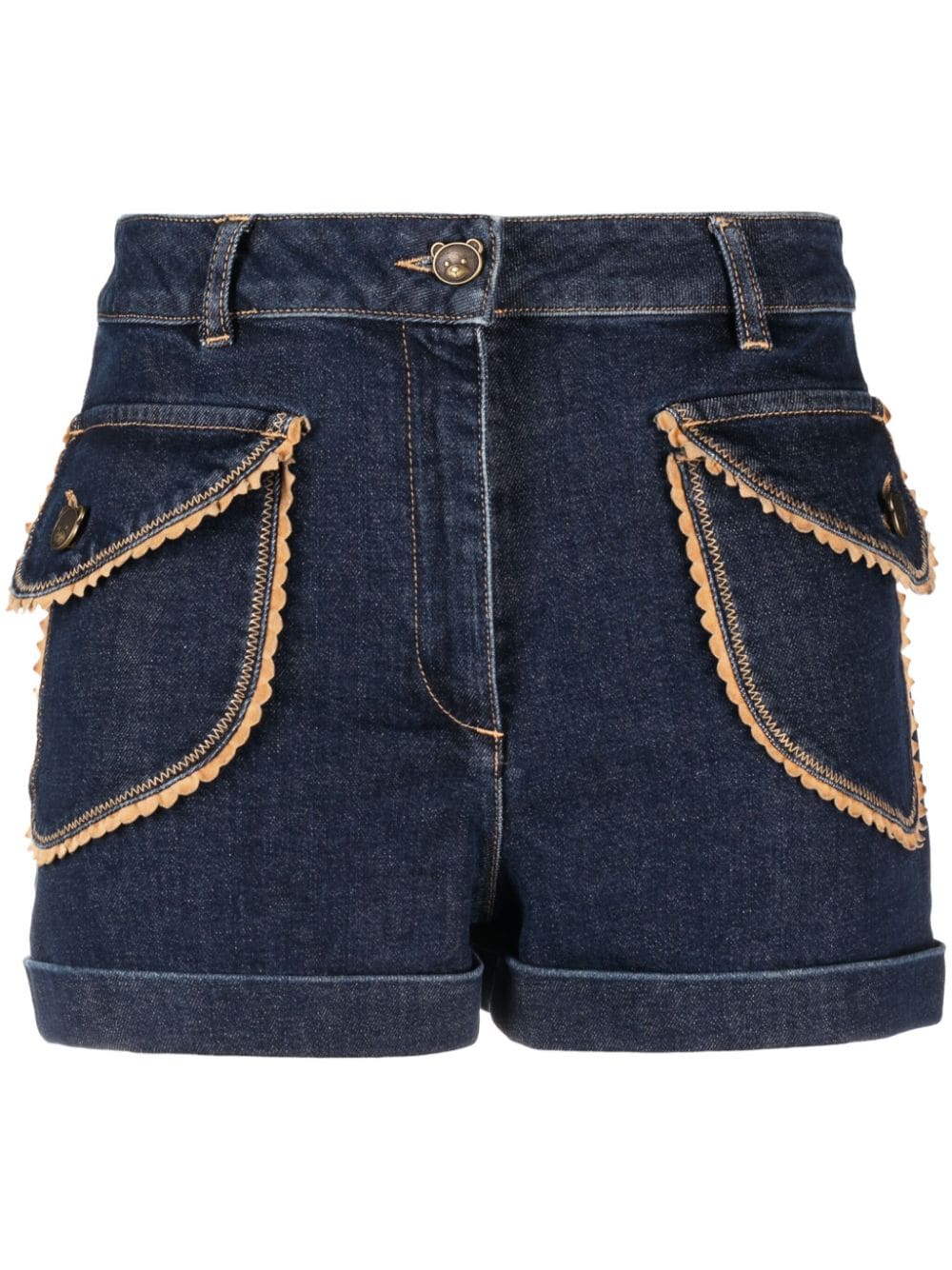 Moschino Passementer denim shorts - Blue von Moschino