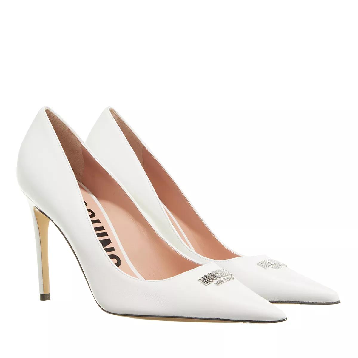 Moschino Pumps & High Heels - Moschino Plate Pump - Gr. 37 (EU) - in Weiß - für Damen von Moschino