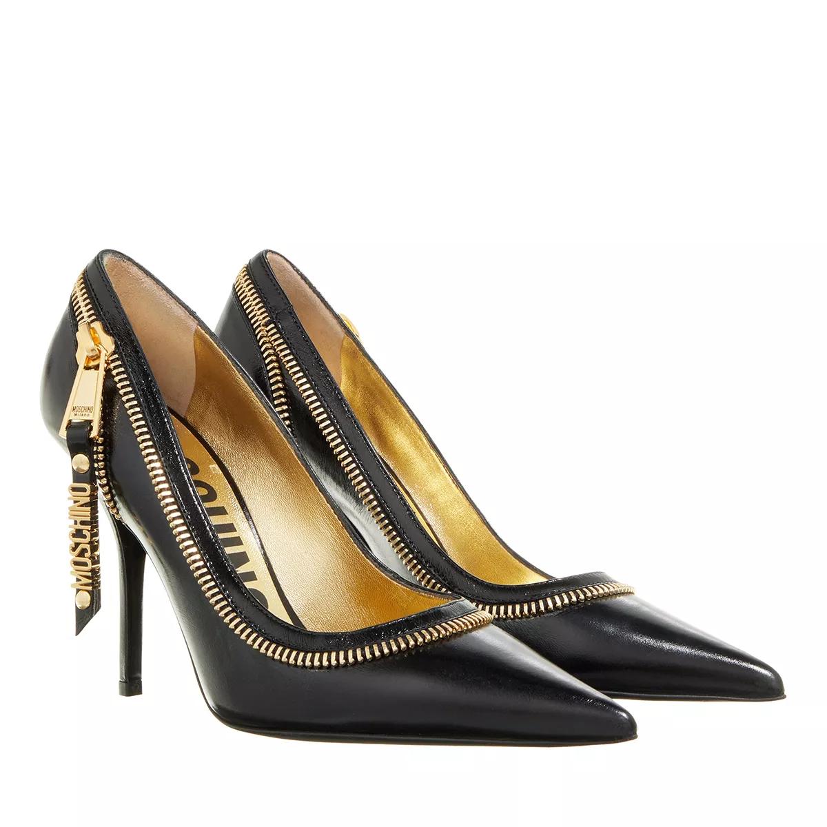 Moschino Pumps & High Heels - Zipper Detail Pump - Gr. 37 (EU) - in Schwarz - für Damen von Moschino