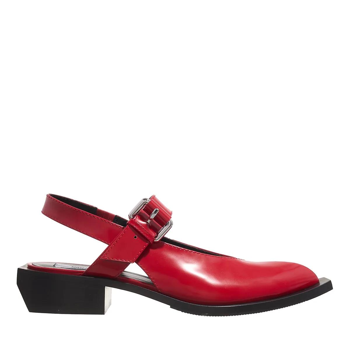 Moschino Sandalen - Big Buckles - Gr. 36 (EU) - in Rot - für Damen von Moschino