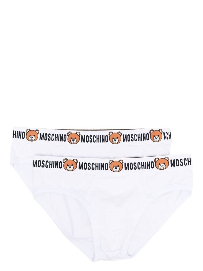 Moschino Teddy Bear 2-pack briefs - White von Moschino