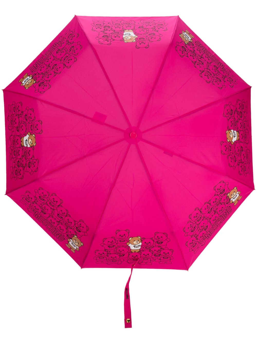 Moschino Teddy Bear-motif compact umbrella - Pink von Moschino