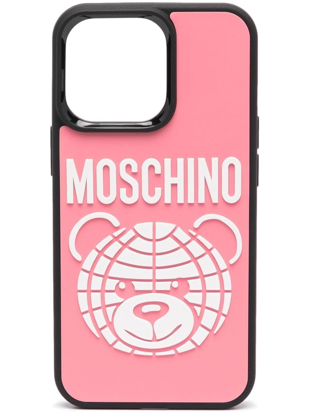 Moschino Teddy Bear motif iPhone 13 Pro case - Pink von Moschino