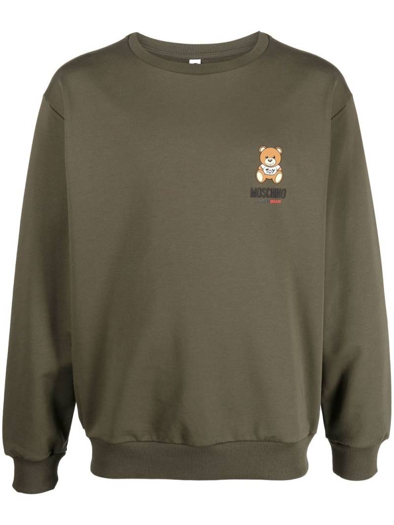 Moschino Teddy Bear motif sweatshirt - Green von Moschino