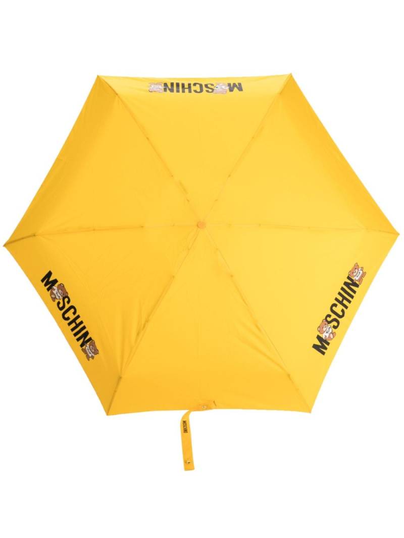 Moschino Teddy Bear-print umbrella - Yellow von Moschino