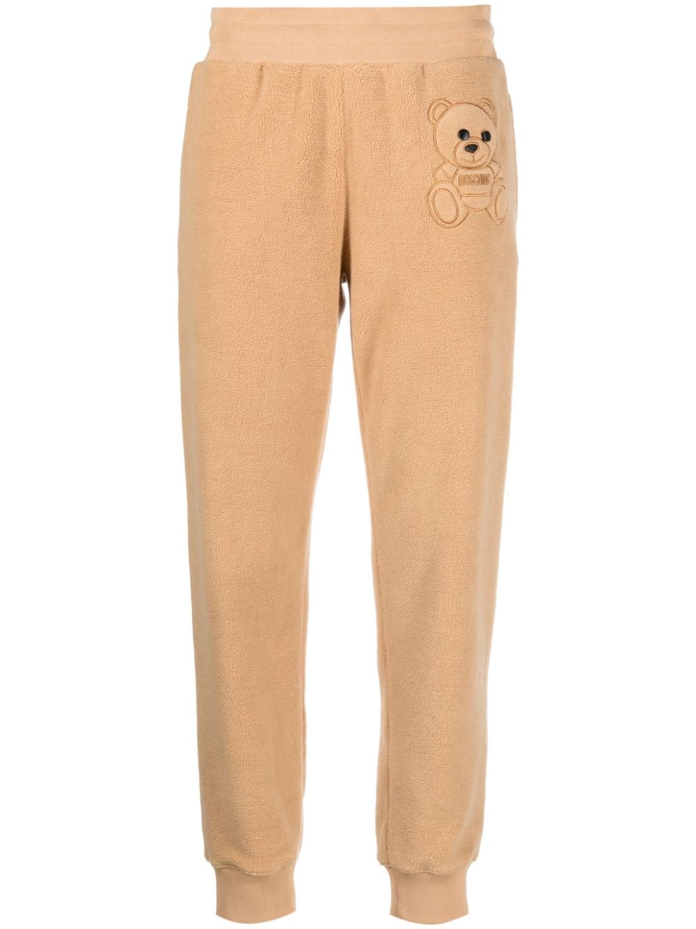 Moschino Teddy-bear detail cropped trousers - Neutrals von Moschino