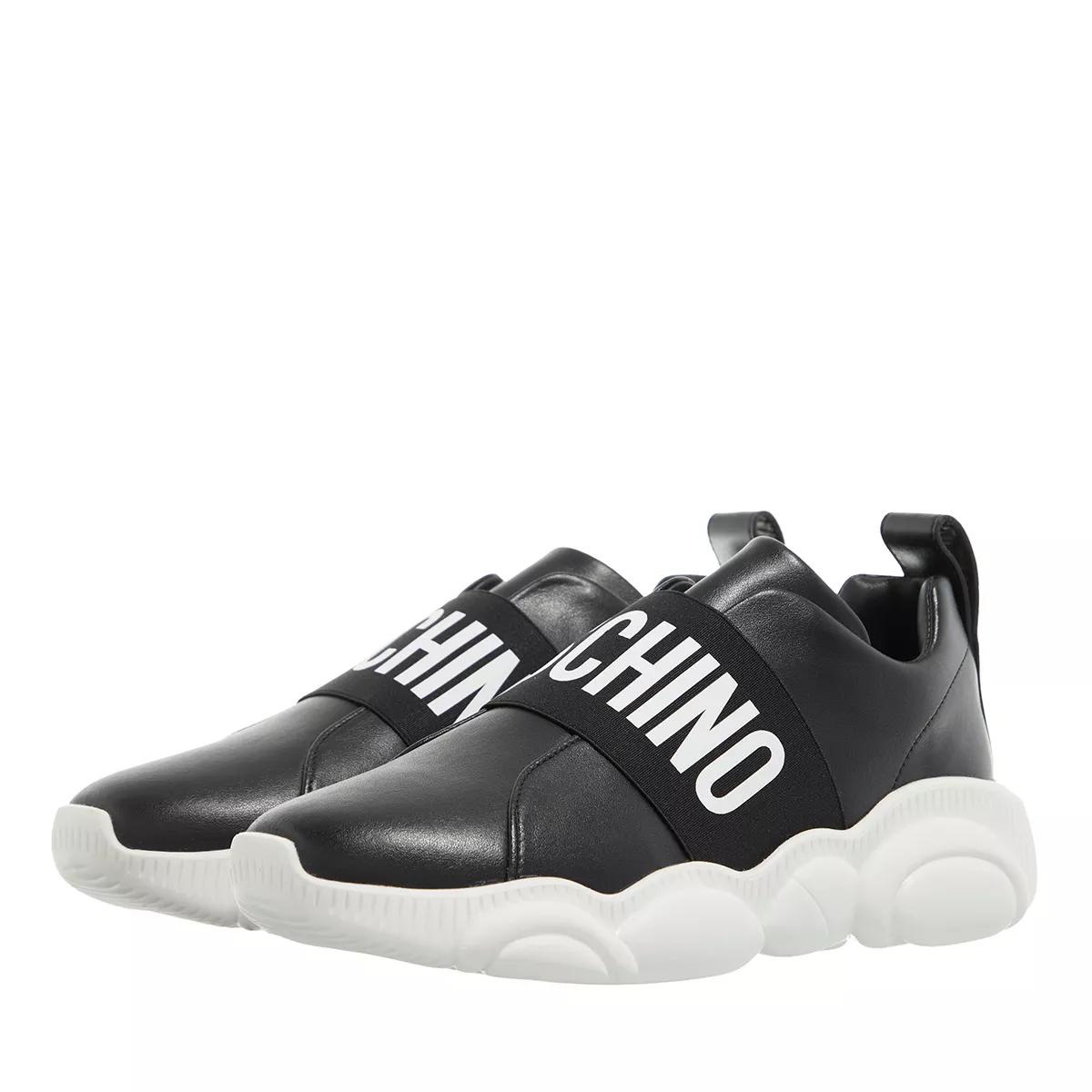 Moschino Sneakers - Sneakerd.Orso30 Vitello Pu W.Sneakers - Gr. 36 (EU) - in Schwarz - für Damen von Moschino