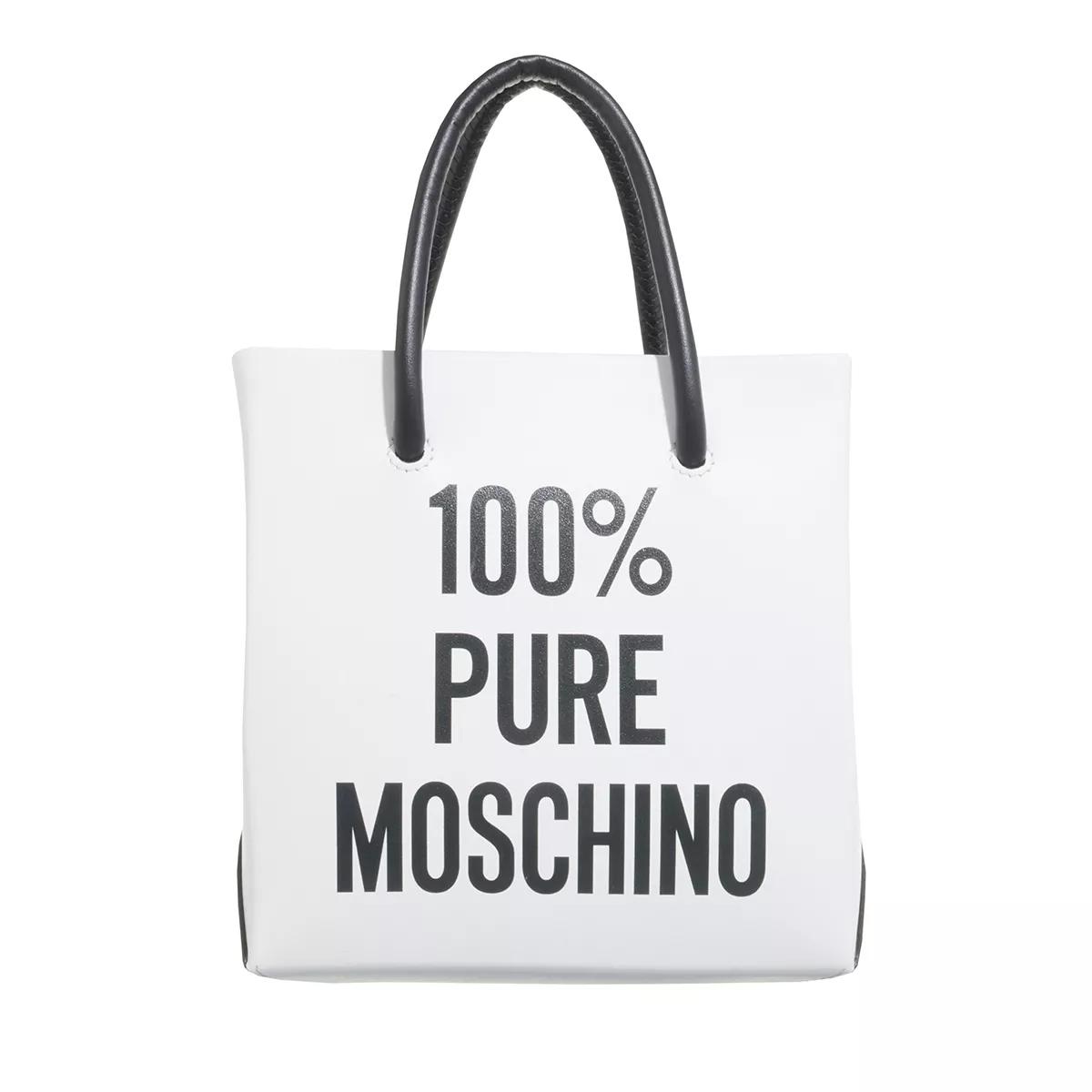 Moschino Umhängetasche - 100% Pure Moschino Shoulder Bag - Gr. unisize - in Schwarz - für Damen von Moschino