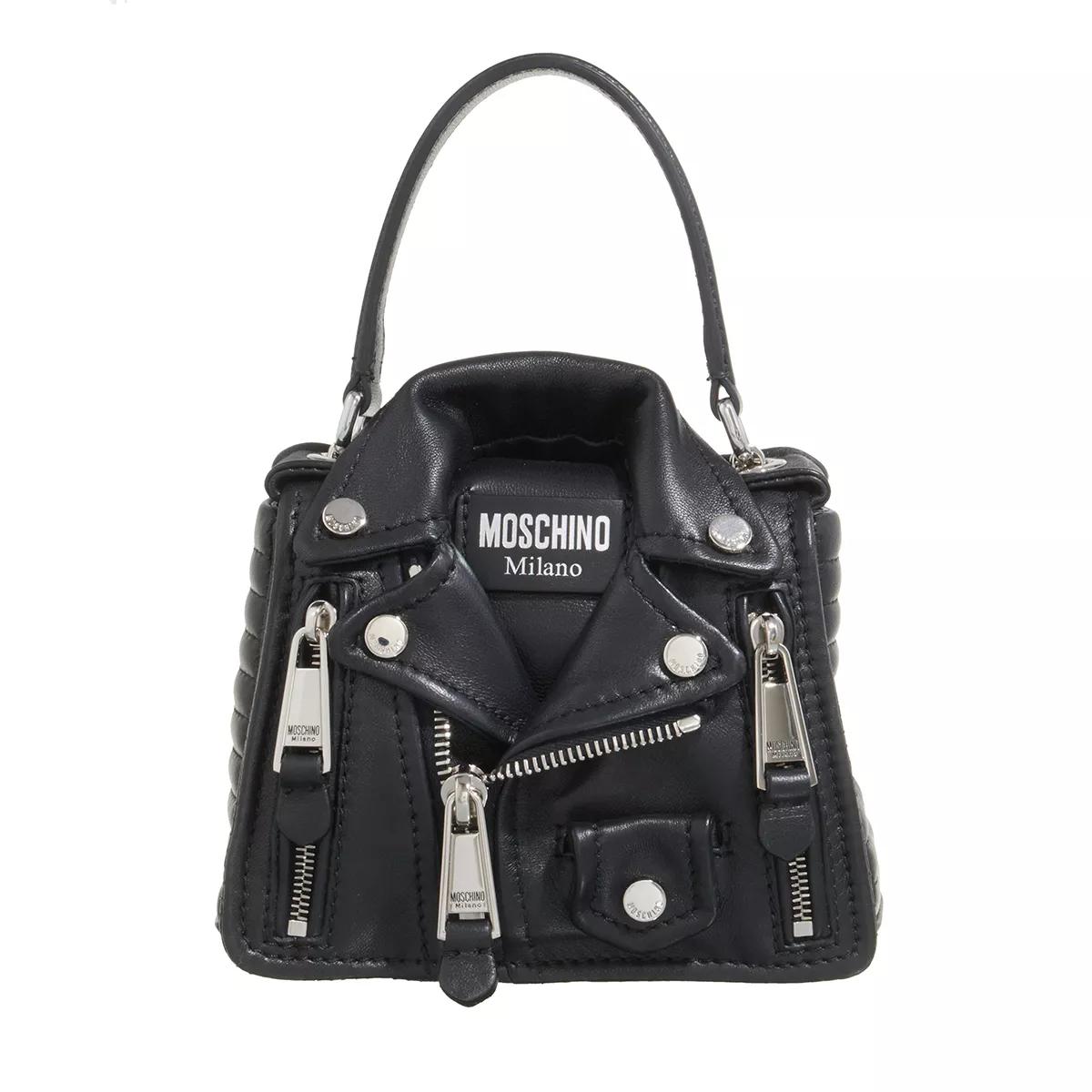 Moschino Umhängetasche - Biker Shoulder Bag - Gr. unisize - in Schwarz - für Damen von Moschino