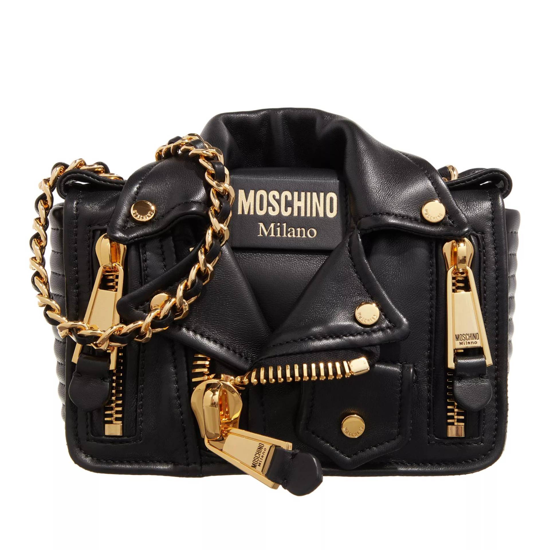 Moschino Umhängetasche - Biker Shoulder Bag - Gr. unisize - in Schwarz - für Damen von Moschino