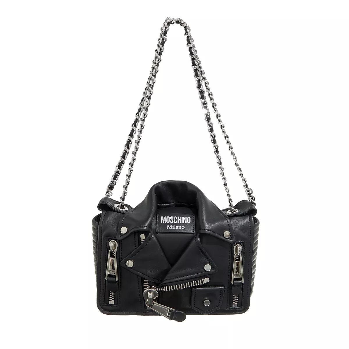 Moschino Umhängetasche - Biker Shoulder Bag - Gr. unisize - in Schwarz - für Damen von Moschino