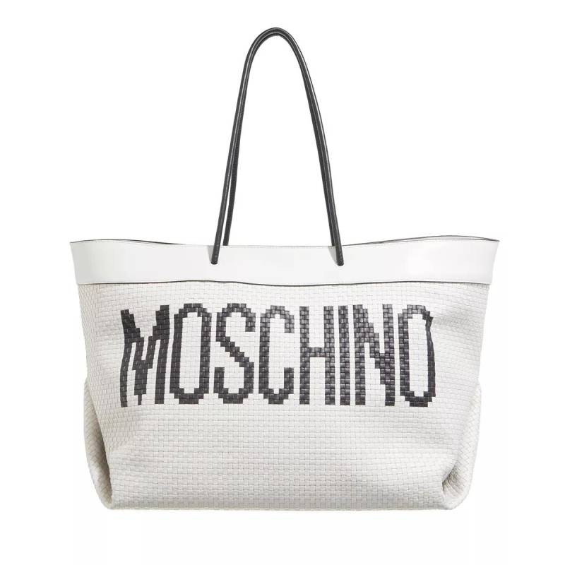 Moschino Umhängetasche - Black & White Shoulder Bag - Gr. unisize - in Schwarz - für Damen von Moschino