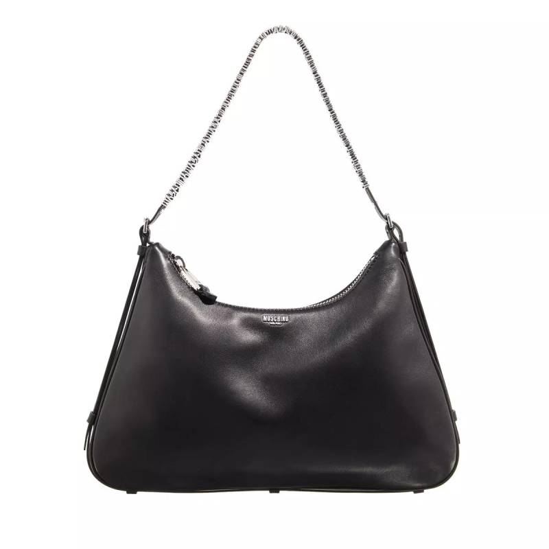Moschino Schultertasche - Mini Lettering - Gr. unisize - in Schwarz - für Damen von Moschino