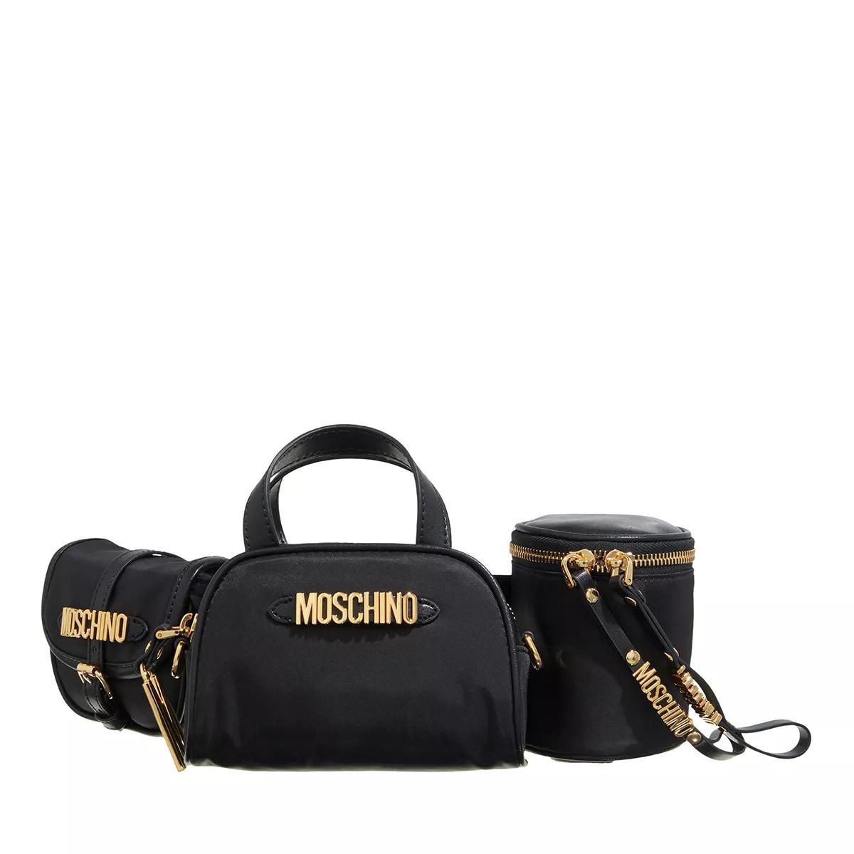 Moschino Umhängetasche - Multipockets Shoulder Bag - Gr. unisize - in Schwarz - für Damen von Moschino