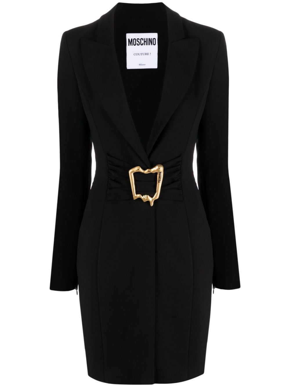 Moschino belted blazer dress - Black von Moschino