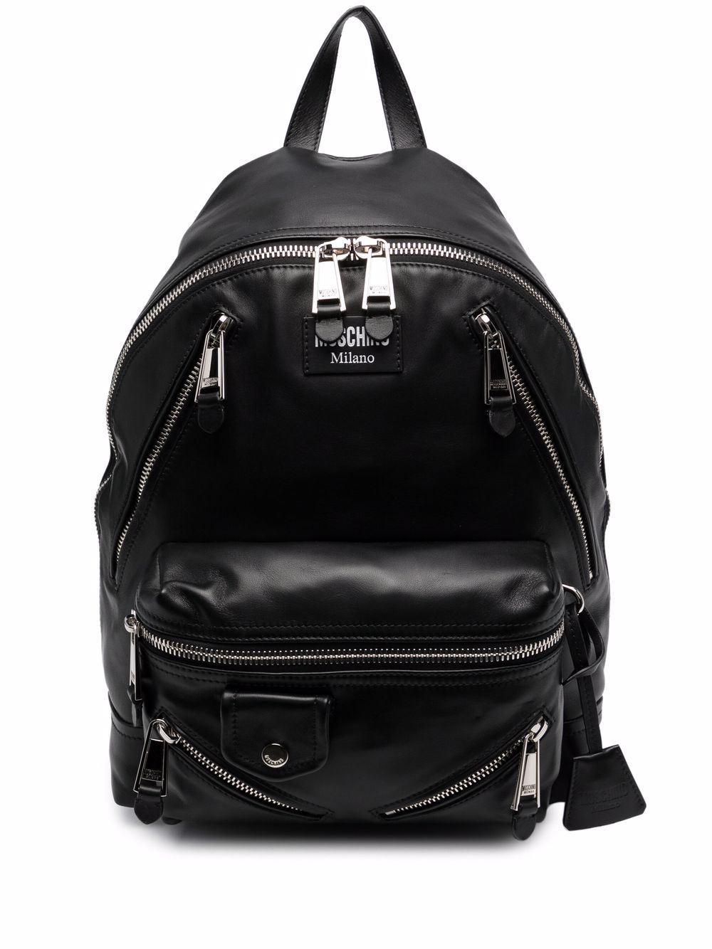 Moschino biker-style backpack - Black von Moschino