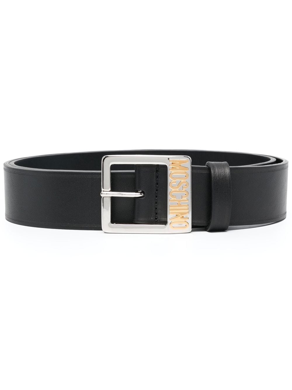 Moschino calf leather belt - Black von Moschino