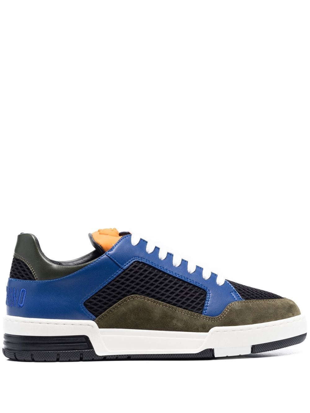 Moschino colour-block low-top sneakers - Blue von Moschino